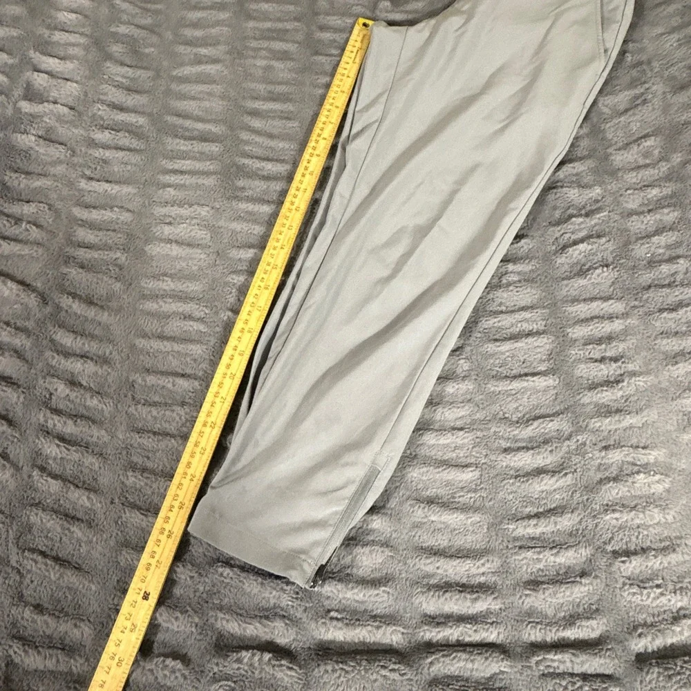 Primo Golf Mens Jogger Pants Gray 30 Short Zipper Ankle Cuffs Performance AR483